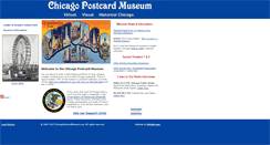 Desktop Screenshot of chicagopostcardmuseum.org